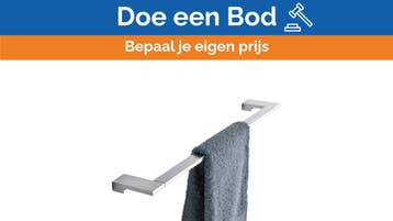 Bieden: Capannoli 318065 towel rack chrome swing, Ophalen of Verzenden, Nieuw