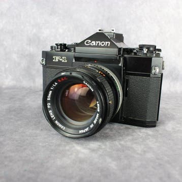 Canon Old F1+ FD 50mm F1.4 S.S.C. Appareil photo argentique, Audio, Tv en Foto, Nieuw