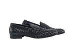 TESTONI - 8 UK - 42 IT - Tivoli Blue Unlined Loafer Shoes, Nieuw