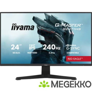 Iiyama G-Master G2471HS-B1 24  Full HD IPS 240Hz Gaming, Verzenden