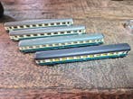 Fleischmann, Minitrix N - Modeltrein personenwagen (4) - 4x