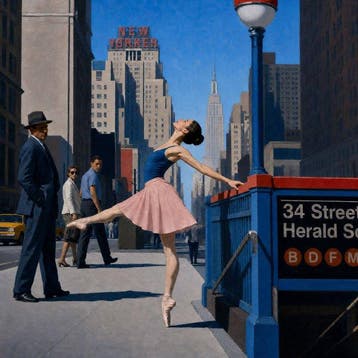 Le Yack - Eurydice at Herald Square - Hand-signed
