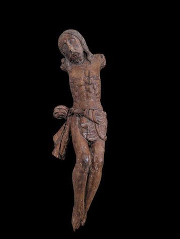 Escuela flamenca - sculptuur, Cristo mutilado flamenco. Ca.