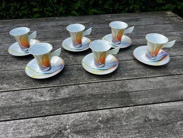 Rosenthal - Tasse et soucoupe (6) - Porcelaine - Mythos, Antiquités & Art