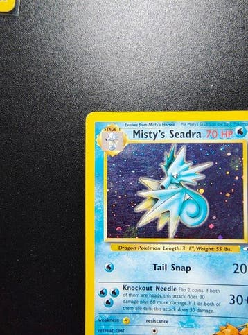 Pokémon - 2 Card - Mistys Seadra Holo - Lt. Surges, Nieuw