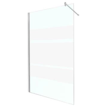 Sanifun douchewand Mannix 1000 x 2030 Zmet stroken mat glas, Ophalen of Verzenden, Nieuw, Douche