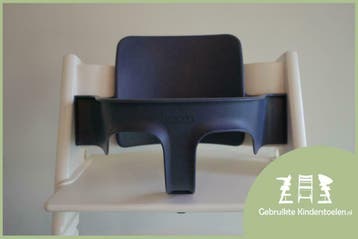 D'OCCASION/GEBRUIKT: Stokke Tripp Trapp babyset, Verzenden, Zo goed als nieuw, Meegroeistoel, Stoelverkleiner
