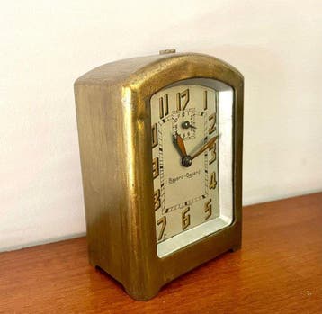 Tafelklok - Bayard - Metaal - 1930-1940 - Art Deco