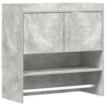 vidaXL Wandplank Muurmontage Betongrijs 80 x 36 x 80 cm, Verzenden, Nieuw