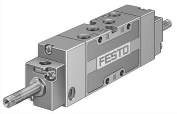 Festo 5/3 Échappement Dair Électrovanne G1/8 1000l/min -, Verzenden