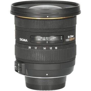 Tweedehands Sigma 10-20mm f/3.5 EX DC HSM Nikon CM7807, Ophalen of Verzenden, Overige typen
