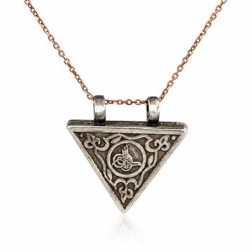 Zilver - Amulet - Spiritueel talisman, Antiek en Kunst