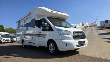 Benimar Cocoon 463 op Ford met automaat en dwarsbed 27097, Caravanes & Camping, Camping-cars, Half-integraal