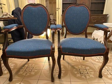 Fauteuil (2) - Bois - Paire de fauteuils