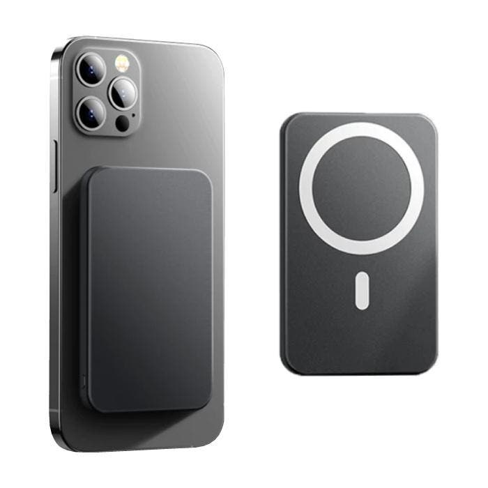 10.000mAh Mini Magnetische Qi Powerbank voor Mobiele, Télécoms, Batteries externes, Envoi