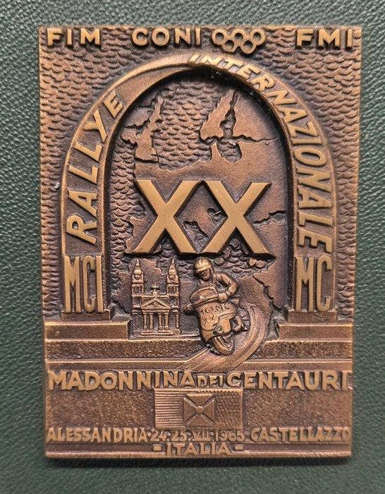 Placca Commemorativa XX Rallye Internazionale Madonnina dei, Collections, Marques automobiles, Motos & Formules 1