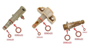 Philips Saeco Afdichtingsrubbers O-Ringen, Verzenden