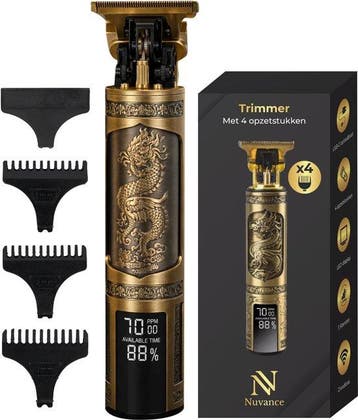 2dekans | Nuvance - Tondeuse Mannen - LED Display - Incl, Handtassen en Accessoires, Ophalen of Verzenden, Nieuw