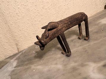 Bronzen Phacochère - Dogon - Mali (Zonder minimumprijs)
