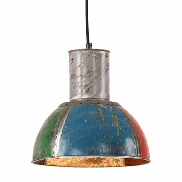 vidaXL Hanglamp industrieel rond 25 W E27 28,5 cm, Verzenden, Nieuw