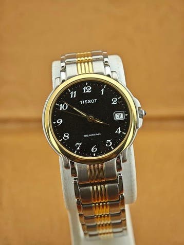Tissot - Seastar Two-Tone Black Dial Quartz – Ref. 2488.0.82