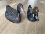 Appelant canard - Paar lokeenden (2) - Bois, Antiek en Kunst