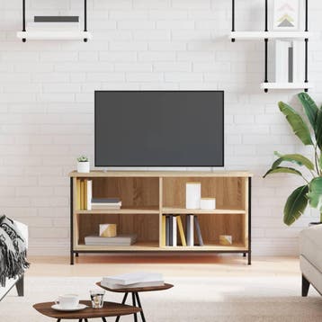 vidaXL Tv-meubel 100x40x50 cm bewerkt hout sonoma, Verzenden