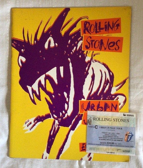 De Rolling Stones - Tourboek, 2x officiële toerboeken (Urban, Cd's en Dvd's, Vinyl Singles