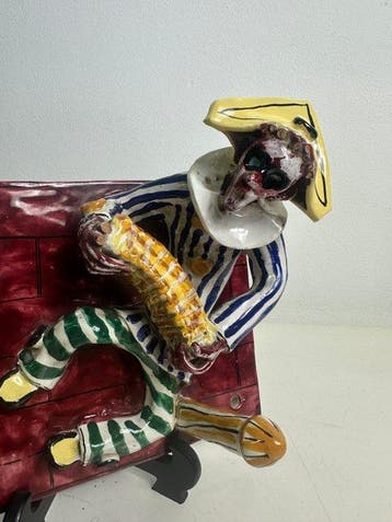 Ceramiche San Polo, Attr. - sculptuur, Figura satirica anni