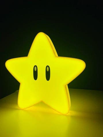 Tafellamp - Plastic - Star super mario, Nieuw