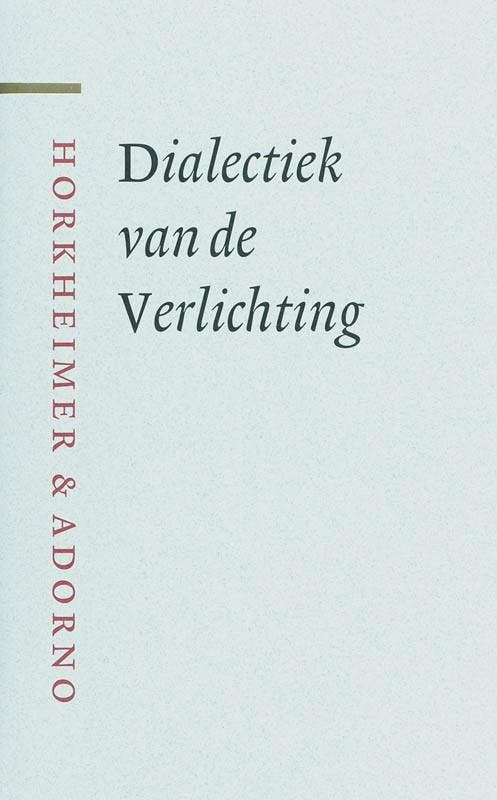 Dialectiek van de Verlichting / Grote klassieken, Livres, Philosophie, Envoi