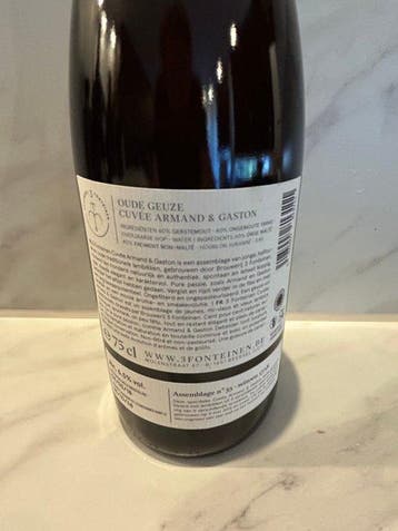 3 Fonteinen - Cuvée Gaston & Armand 2018 - 75cl
