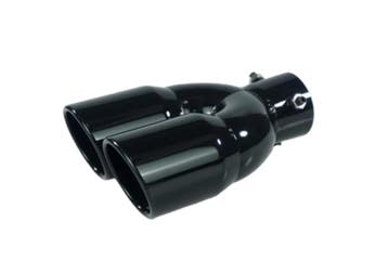 Rond 3 inch dubbel rvs sierstuk black, Ophalen of Verzenden, Nieuw