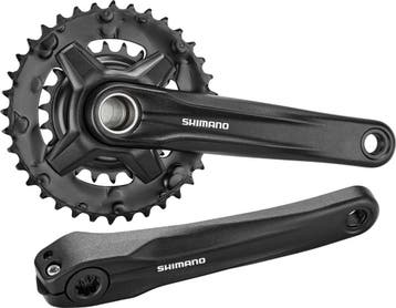 Shimano Crankstel Altus Mt210 9s 22-36t 175 Mm Zwart, Verzenden