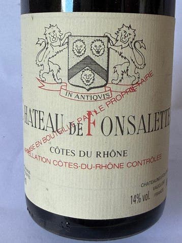 2006 E. Reynaud, Château de Fonsalette - Côtes-du-Rhône - 1