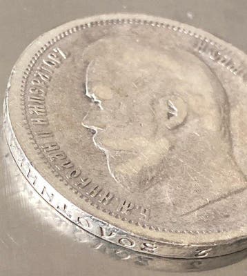 Rusland. 50 kopecks argent  Nicholas II 1899 + 15 kopecks