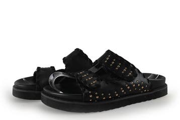 Posh Slippers in maat 38 Zwart, Slippers, Verzenden, Zwart, Zo goed als nieuw