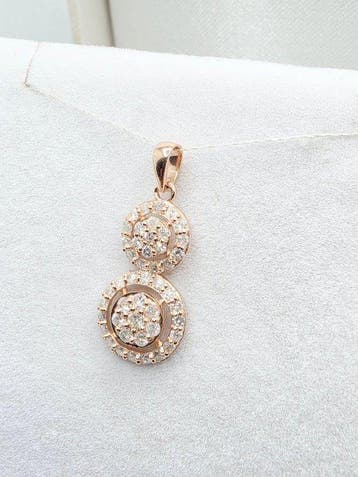 Sans prix de réserve - Pendentif - 14 carats Or rose -