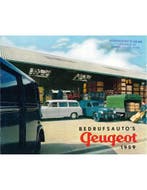 1959 PEUGEOT BEDRIJFSWAGENS BROCHURE NEDERLANDS