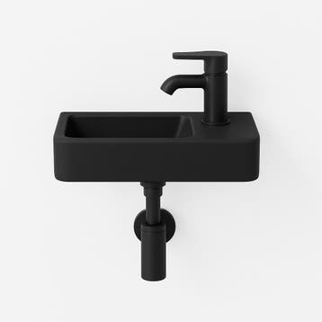 SALE - Ares 37 rechts - Mat zwart - Toiletfontein -, Ophalen of Verzenden, Nieuw