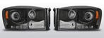 Carnamics Koplampen | Dodge Ram 02-08 4-d | Angel Eyes zwart, Verzenden
