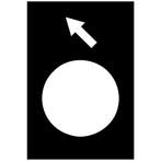 Schneider Electric Harmony XAC Zwarte Legenda Plaat 30x40mm, Doe-het-zelf en Bouw, Verzenden, Nieuw