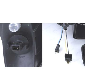 PHARES POUR PEUGEOT 106 96-05 ANGEL EYES FOND NOIR H7, Verzenden