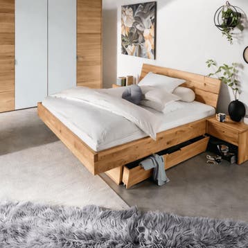 Forestales Navarra met Bedlades Kernbeuken Houten Zweefbed -