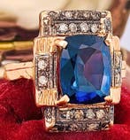 Sans prix de réserve - Bague - 9 carats Or rose, Argent