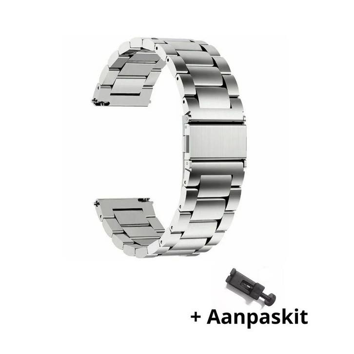 DrPhone ELITE 18MM Metalen RVS Horlogeband - Perfecte, Bijoux, Sacs & Beauté, Montres connectées, Envoi