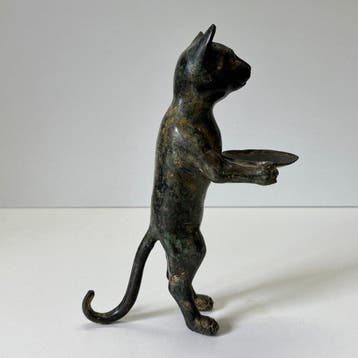 In de stijl van Diego Giacometti - Statue, Chat Maître