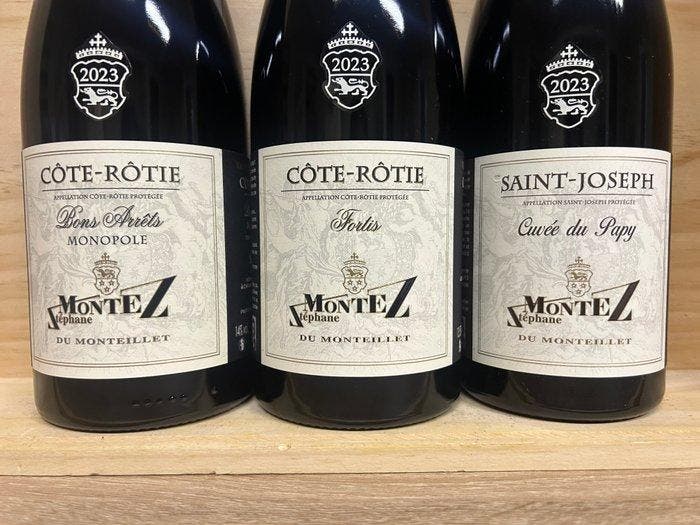 2023 Stéphane Montez Domaine du Monteillet : Côte-Rôtie Les, Collections, Vins