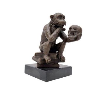 Figurine - Beeldje - Brons, Marmer - Bronze, Marbre