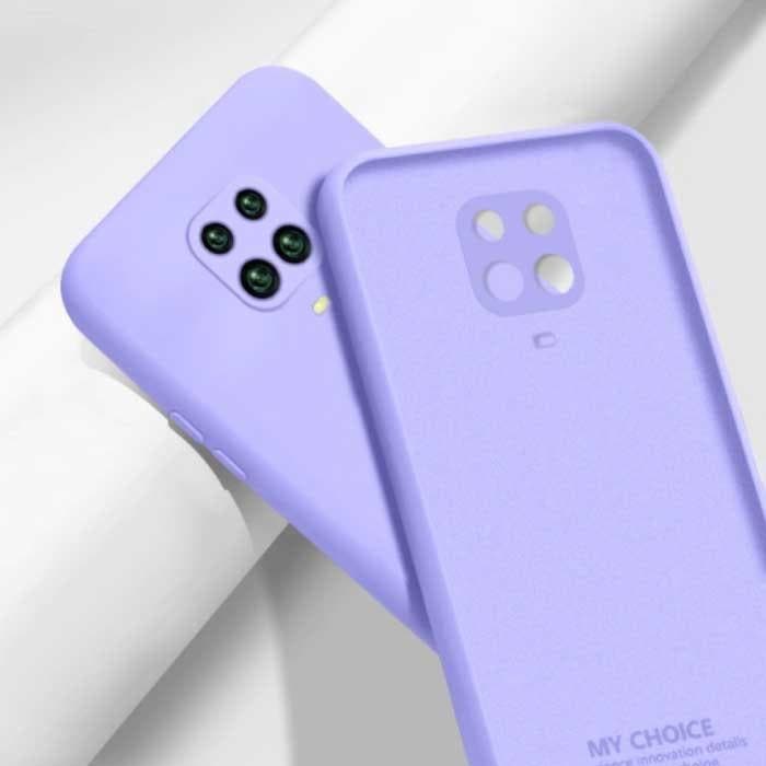 Xiaomi Redmi Note 9 Square Silicone Hoesje - Zachte Matte, Télécoms, Téléphonie mobile | Housses, Coques & Façades | Marques Autre